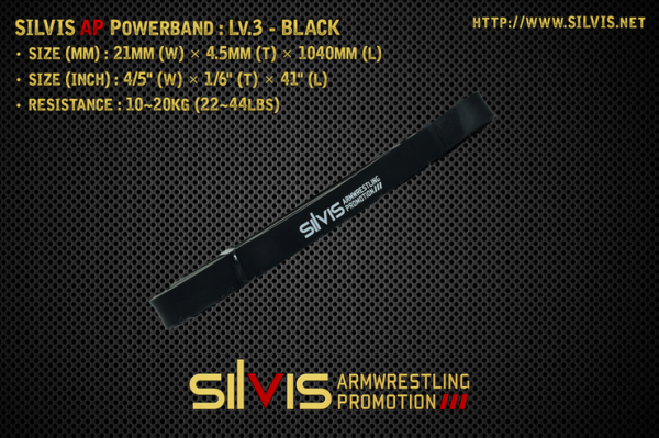 silvis ap powerband level 3 black